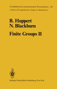 Book Cover for Finite Groups II by B Huppert, N Blackburn