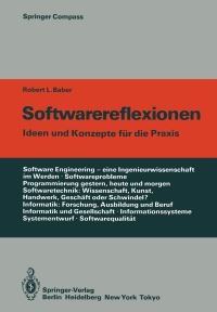 Book Cover for Softwarereflexionen by Robert L Baber
