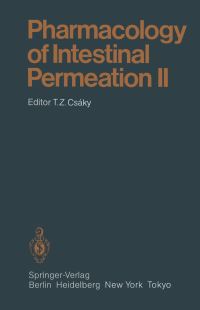 Book Cover for Pharmacology of Intestinal Permeation II by JG Banwell