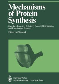 Book Cover for Mechanisms of Protein Synthesis by E Bermek