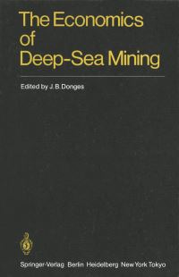 Book Cover for The Economics of Deep-Sea Mining by JB Donges