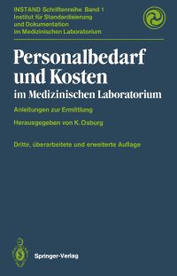 Book Cover for Personalbedarf Und Kosten Im Medizinischen Laboratorium by PM Bayer, KG v Boroviczeny, Karl Osburg, G Fischer, M Fischer, R Haeckel, O Henker, A Prüsse, G Schumann, M Walker
