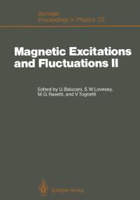 Book Cover for Magnetic Excitations and Fluctuations II by Umberto Balucani, Stephen W Lovesey, Mario G Rasetti, Valerio Tognetti