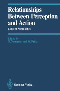 Book Cover for Relationships Between Perception and Action by Peter Bieri