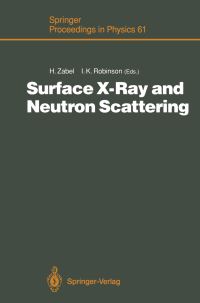 Book Cover for Surface X-Ray and Neutron Scattering by Hartmut Zabel, Ian K Robinson