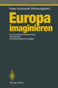 Book Cover for Europa Imaginieren by Peter Koslowski