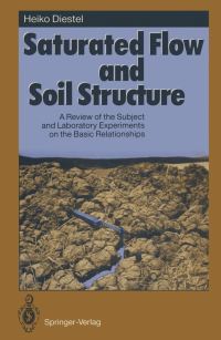 Book Cover for Saturated Flow and Soil Structure by Heiko Diestel