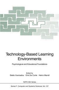 Book Cover for Technology-Based Learning Environments by Stella Vosniadou, Erik de Corte, Heinz Mandl