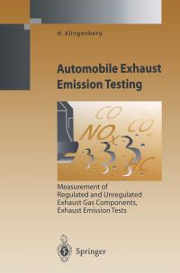 Book Cover for Automobile Exhaust Emission Testing Environmental Engineering by H Klingenberg