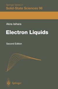 Book Cover for Electron Liquids by Akira Isihara