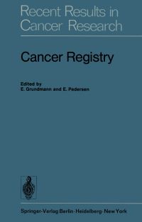 Book Cover for Cancer Registry by E Grundmann, E Pedersen