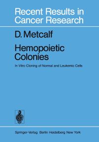 Book Cover for Hemopoietic Colonies by D Metcalf