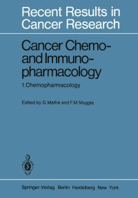 Book Cover for Cancer Chemo- And Immunopharmacology by G Mathe, F M Muggia