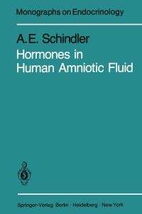 Book Cover for Hormones in Human Amniotic Fluid by AE Schindler