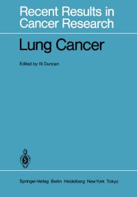 Book Cover for Lung Cancer by W Duncan
