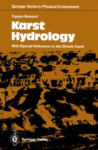 Book Cover for Karst Hydrology by Ognjen Bonacci