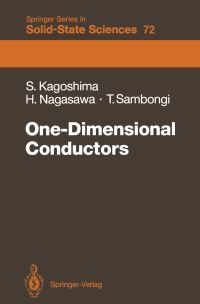 Book Cover for One-Dimensional Conductors by Seiichi Kagoshima, Hiroshi Nagasawa, Takashi Sambongi