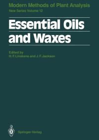 Book Cover for Essential Oils and Waxes by Hans F Linskens, RP Adams, John F Jackson, ME Crespo, SG Deans, HEM Dobson, P Dunlop, CAJ Erdelmeier, A Ghosh, EG Hammond, RB Inman, JF Jackson, J Jimenez, M Kawakami, AD Kinghorn, A Kiritsakis, A Kob