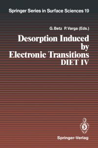 Book Cover for Desorption Induced by Electronic Transitions DIET IV by Gerhard Betz, Peter Varga