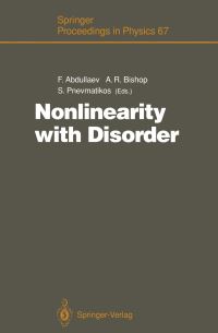 Book Cover for Nonlinearity With Disorder by Fatkulla Abdullaev, Alan R Bishop, Stephanos Pnevmatikos