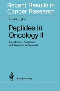 Book Cover for Peptides in Oncology II by K Höffken
