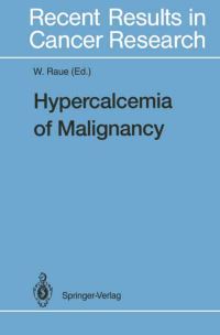 Book Cover for Hypercalcemia of Malignancy by Friedhelm Raue