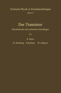 Book Cover for Der Transistor by H Salow, H Beneking, H Krömer, W Münch