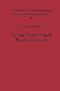 Book Cover for Dynamic Programming of Economic Decisions by Martin F Bach