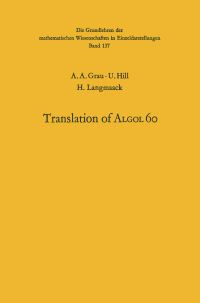 Book Cover for Handbook for Automatic Computation by Albert A Grau, U Hill, H Langmaack