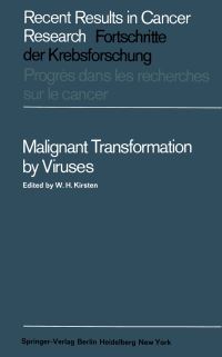 Book Cover for Malignant Transformation by Viruses by Werner H Kirsten