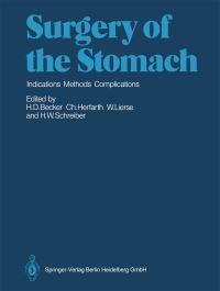 Book Cover for Surgery of the Stomach by T Effenberger, Horst D Becker, Ingrid Schaumburg, TC Telger, B Kremer, Christian Herfarth, Werner Lierse, Hans W Schreiber