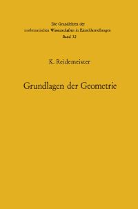 Book Cover for Vorlesungen Über Grundlagen Der Geometrie by Kurt Reidemeister