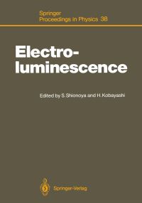 Book Cover for Electroluminescence by Shigeo Shionoya, Hiroshi Kobayashi