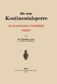 Book Cover for Die Neue Kontinentalsperre by Hermann Levy