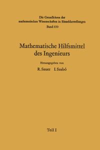 Book Cover for Mathematische Hilfsmittel Des Ingenieurs by Gustav Doetsch, FW Schäfke, H Tietz