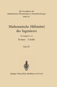 Book Cover for Mathematische Hilfsmittel Des Ingenieurs by Wolfgang Hahn, V Mammitzsch, D Morgenstern, K Pöschl, W Zander