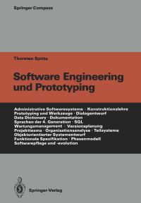 Book Cover for Software Engineering Und Prototyping by Thorsten Spitta