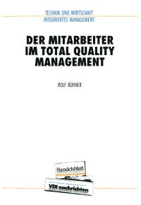 Book Cover for Der Mitarbeiter Im Total Quality Management by Rolf Bühner