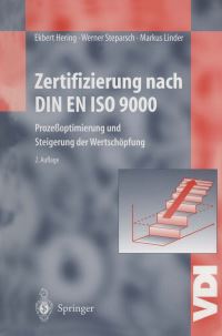 Book Cover for Zertifizierung Nach DIN EN ISO 9000 by Ekbert Hering, Werner Steparsch, Markus Linder