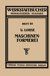 Book Cover for Maschinenformerei by U Lohse