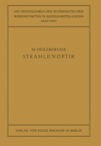 Book Cover for Strahlenoptik by M Herzberger