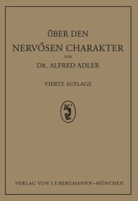 Book Cover for Über Den Nervösen Charakter by Alfred Adler