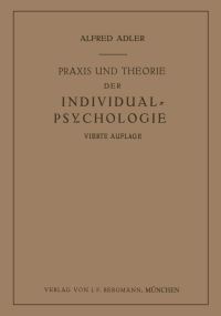 Book Cover for Praxis Und Theorie Der Individual-Psychologie by Alfred Adler