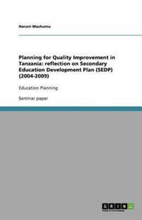 Book Cover for Planning for Quality Improvement in Tanzania by Haruni Machumu