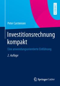 Book Cover for Investitionsrechnung Kompakt by Peter Carstensen