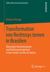 Book Cover for Transformation Von Rechtssystemen in Brasilien by Dietmar Klumpp