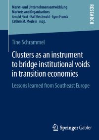 Book Cover for Clusters as an Instrument to Bridge Institutional Voids in Transition Economies by Tine Schrammel