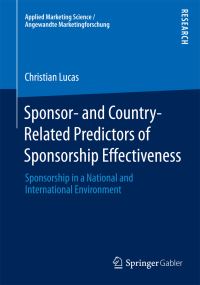 Book Cover for Sponsor- And Country-Related Predictors of Sponsorship Effectiveness by Christian Lucas