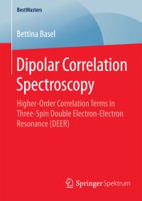 Book Cover for Dipolar Correlation Spectroscopy by Bettina Basel