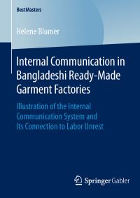Book Cover for Internal Communication in Bangladeshi Ready-Made Garment Factories by Helene Blumer